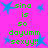 A static image with a bright pink background, blue star shapes, and green pixelated text reading "sina is so dayumm sexy!!" arranged in a pattern