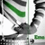 Animated icon with green and black striped pattern, gray circular shape at bottom center, and partial text 'Crea' on white background.