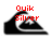Two side-by-side pixelated wave icons with red text overlays; left icon shows "Quik Silver" and right displays "ROCKS!!!" in bold red letters.