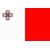 Static 50x50 pixel icon showing a white and red flag with a gray cross on the left side, displayed against a light gray background.