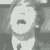A grayscale of nine identical cartoon-style faces showing sequential mouth and eye expressions in a layout