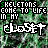Animated sequence of pixelated text repeating 'SKELETONS COME TO LIFE IN MY CLOSET' with green and white color shifts