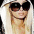Two pixelated celebrity portraits with text overlays on colored backgrounds, one with sunglasses and the other without.