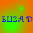 Blue Cyrillic text 'БУЗАД' on orange-green gradient background with four identical copies arranged in a