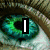 A four- shows a green dragon eye with 'I', a heart outline, and a person with 'Stark!' text