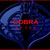 Pixelated icon with blue and red hues featuring a stylized 'C' shape and red text reading 'COBRA' against a dark background.