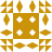 A static pixel art composition with a central brown square containing four white crosses, surrounded by eight brown geometric shapes on a white background.
