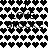 Pixelated heart pattern background with text "I LOVE BROOKE" in black and gray tones, showing animation changes across frames.