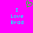 A static pixel art image with a bright pink background, featuring cyan text and a green heart symbol.