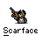 A 10-frame animated contact sheet of a pixel art character holding a shotgun, with speech bubbles and text captions across frames showing different phrases.
