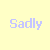Animated contact sheet of a single star-shaped icon with text variations across 20 frames, showing progressive animation from 'Saddly' to 'Single' on a yellow background.