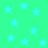 Static image of light blue stars scattered across a bright green background with no visible text or additional elements.