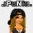 Two side-by-side animated frames of a pixelated cartoon woman with long brown hair wearing a black cap and dark top, displayed under gray text on a transparent background.