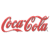 Animated Coca-Cola logo in red script on white background, transitioning to green text 'Original Icons .com' on dark green background.