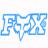 Blue pixelated text on a light background with subtle color gradients, forming stylized characters.