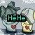 Two cartoon characters with gray hair and red heart symbols on their chests, wearing chef hats; text overlays change across frames.