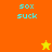 Pixelated text and star symbols on colored backgrounds with visible animation changes between frames.