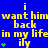 Blue background with yellow text repeating 'i want him back in my life' and green plus signs, arranged in a pattern