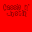 Red background with pixelated text reading 'Cassie n' and 'Jeth' on left, '7-22-07' on right, all in dark red.