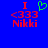 Blue background with red text 'I <333 Nikki' and a green pixelated heart symbol above the text on the left side.