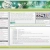 Pixelated static image showing a green and white interface with text blocks and a sidebar layout.