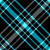 diagonal blue lines on black background with cyan dots, transitioning to pink pixelated pattern with peace signs and hearts