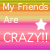 A 5x5 contact sheet of animated frames showing a rainbow-striped text-based icon with repeated phrases and star symbols, displayed on a gray background.