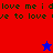 A pixelated image divided into four colored quadrants with repeated text and two star icons.