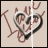 Animated contact sheet of six frames showing a heart-shaped icon with
