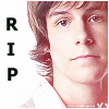 four and four shows a person with light brown hair and a white shirt, with changing text elements on the left side of each