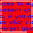 Red background with blue pixelated text reading 'come to my comment on o, if you do, if you do what i do forget you!forget you' in four