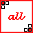 A 4x3 contact sheet of a Christmas-themed animated buddy icon with red text and pixel art characters, showing frame-by-frame changes in text and character poses.