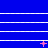 Blue background with white horizontal lines and pink pixelated star-like shapes scattered across the frame.