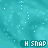 Animated turquoise background with white speckles and pixelated text changing across frames.