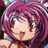 A pixelated anime-style character with purple hair and red eyes appears on the left side of a contact sheet, while the right side displays text reading "Anime IM" and "cOm" against a black background.