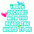 identical pixelated text icons with cyan and green lettering, pink flowers, and blue clouds on a white background