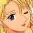 A pixelated anime-style character face with blonde hair and blue eyes on the left, next to a black background with white text reading "Anime IM" above smaller text "COM" on the right.