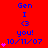Red background with blue text reading "Gen I <3 you! 10/11/07" and pink heart symbols, displayed in a of three across multiple