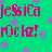 Pixelated text 'Jessica' and 'Mack!' in bright pink on a green background with scattered purple dots.