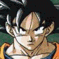 Dragon Ball Z character portraits in a , featuring Goku, Gohan, Gotenks, Vegeta, and others with distinct hairstyles and expressions