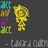 A pixelated image shows a golden trophy icon with four smaller colored icons above it on a dark gray background, and partially visible text at the bottom.
