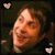 A 50x50 pixel animated contact sheet showing two frames of a My Chemical Romance-themed buddy icon with heart symbols and character portraits.
