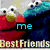 Pixelated image of two Sesame Street characters with text overlays changing across frames, set against a blurred background.