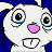 Pixelated cartoon bunny with tears on blue background and text about sexual experience comparison.
