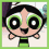 Six- of a cartoon character with black hair, green glasses, and green-and-black clothing showing sequential facial expressions