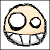 Four pixelated cartoon faces with large eyes and wide grins arranged in a , each showing subtle animation changes