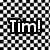 Black-and-white checkered background with bold white text reading "Tim!" on a solid black rectangular block.