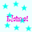 A static image with cyan stars on a white background and four instances of pink text reading "B[stn]s!" in a pixelated font.