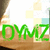 Green text 'DMZ' on a wooden surface with a blurred background of light-colored squares and a dark vertical element.