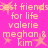 A static image with a bright pink background displays repeated text and star symbols in light orange, arranged in a pattern
